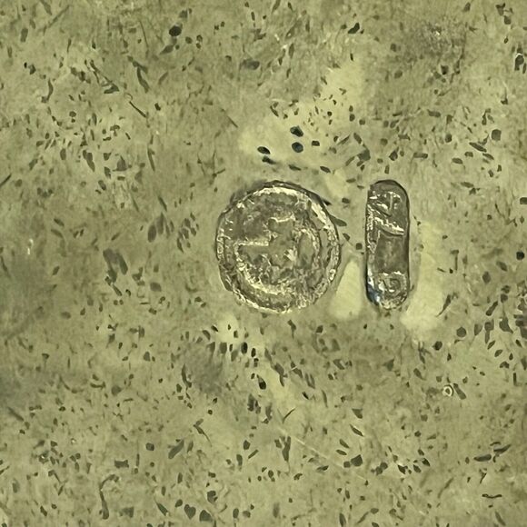 Brass Pipe Holder Ash Tray Virginia Metalcrafters Cigar Cigarette Dogwood 3-74 - Picture 5 of 16